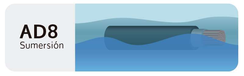 AD8 exposición al agua