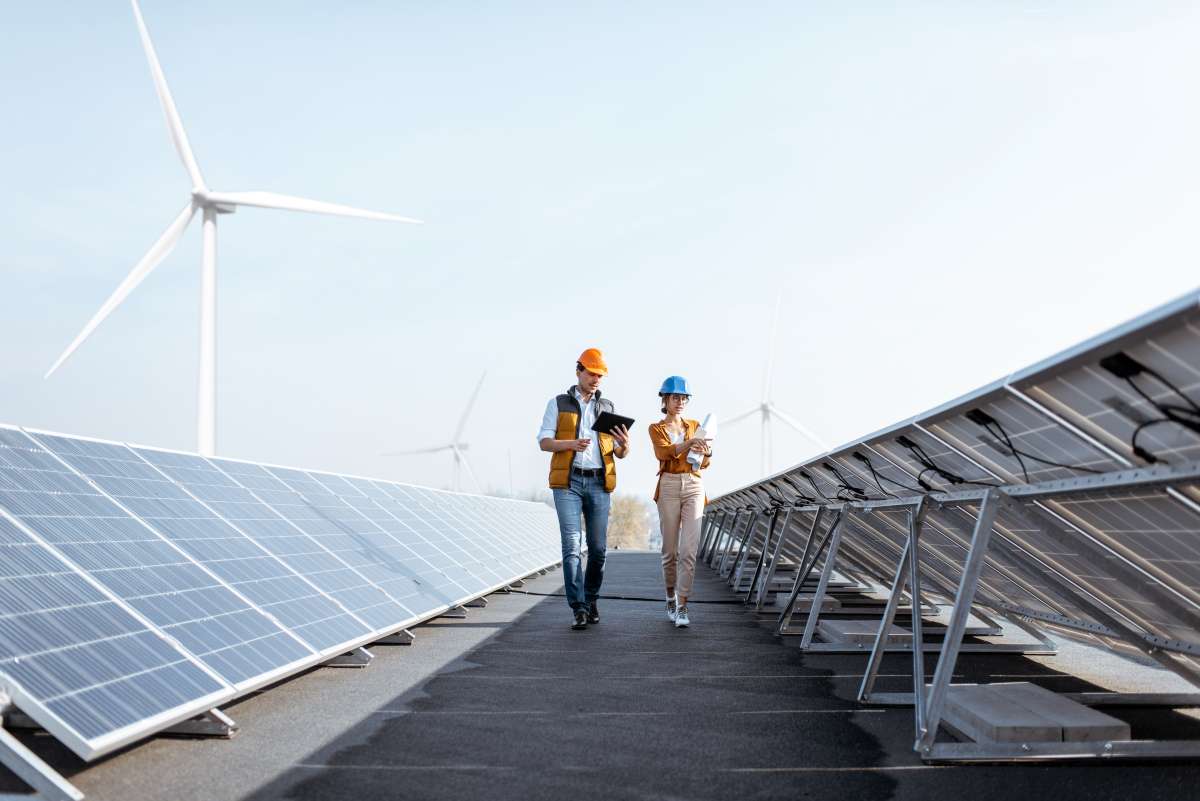 Techo fotovoltaico - energía verde