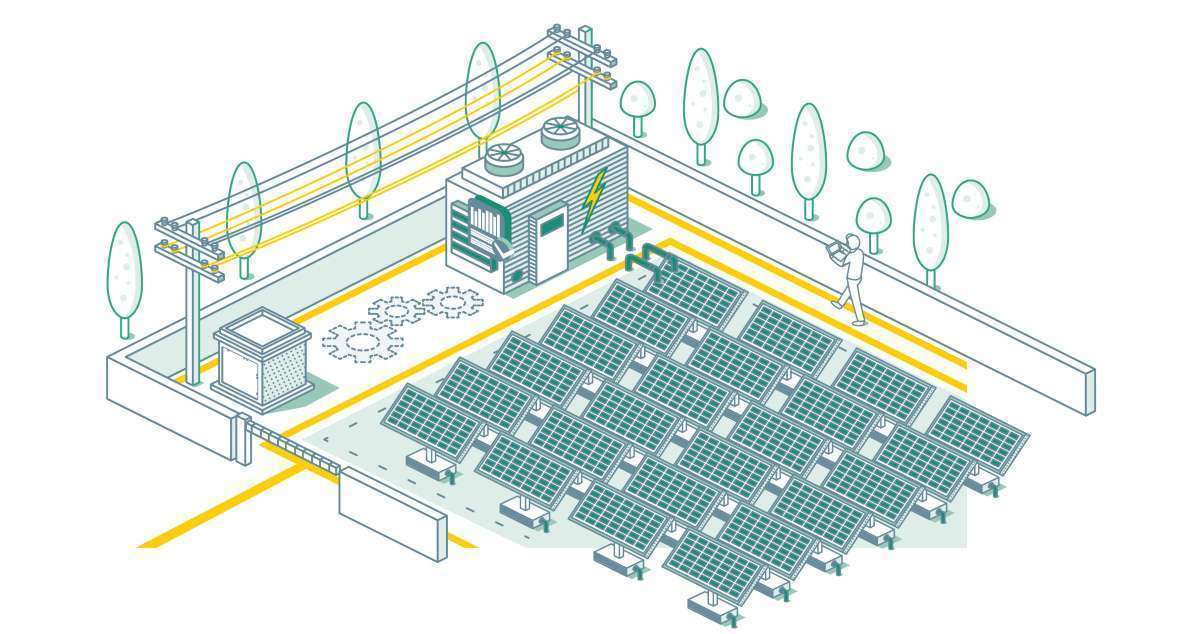 Techo fotovoltaico - energía verde