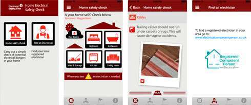 home electrical safety check screenshot