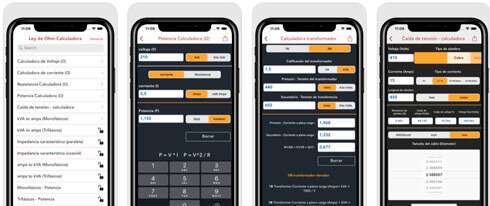 ley de ohm calculadora screenshot