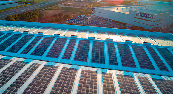 Rooftop PV plant Top Cable Topsolar