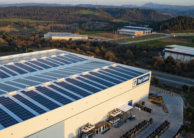 Techo fotovoltaico - energía verde