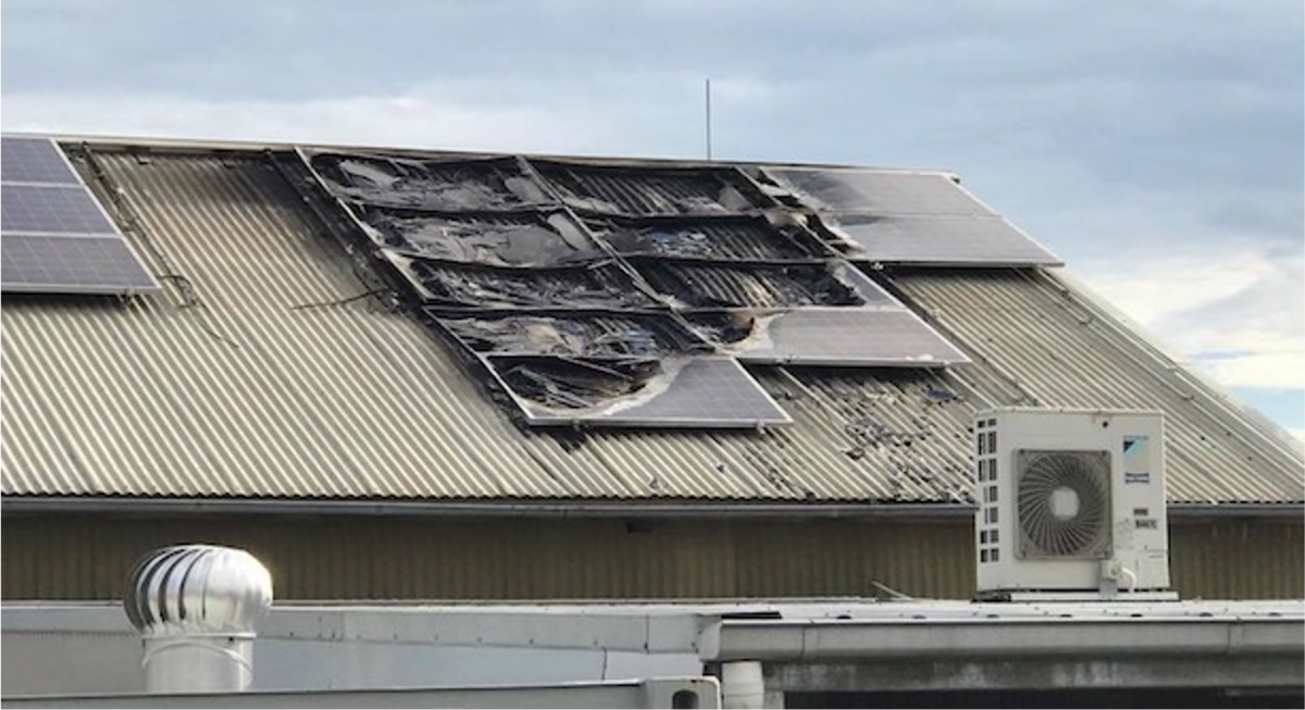 Techo fotovoltaico - energía verde