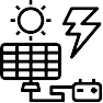Cables specifically designed for solar installations. 